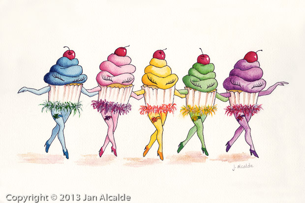 Cupcake Chorus Line