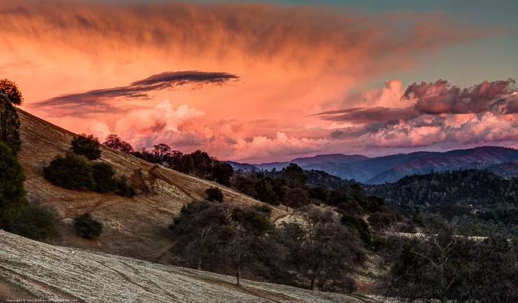 Sunset over the Foothills III