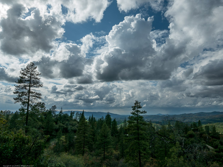 Clouds between Sutter Creek and Murphys