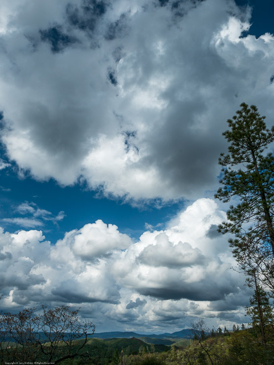 Clouds between Sutter Creek and Murphys