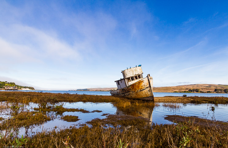 The Wreak on the Point Reyes with Tidal Pools