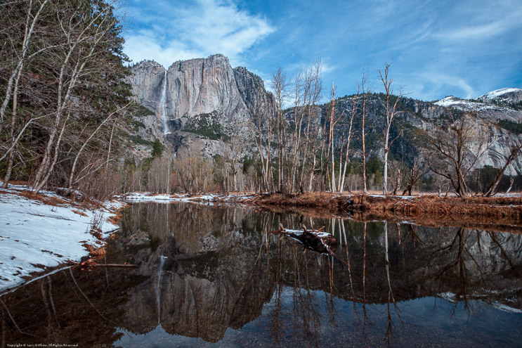 Yosemite Falls from the Sentinal Bridge