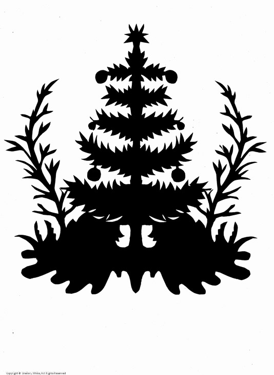 Christmas Tree Silhouette